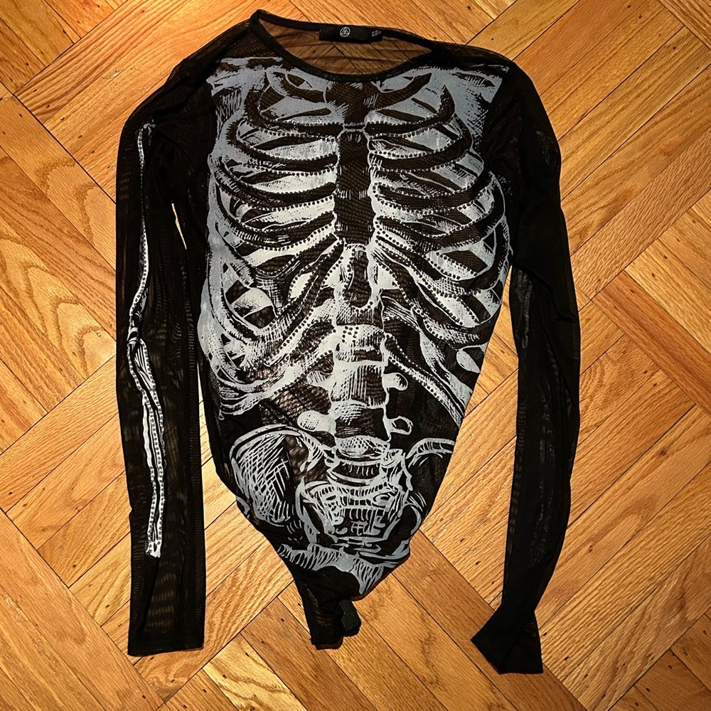 Skeleton bodysuit